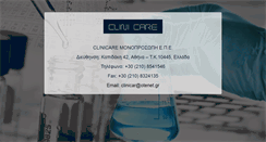 Desktop Screenshot of clinicare.gr